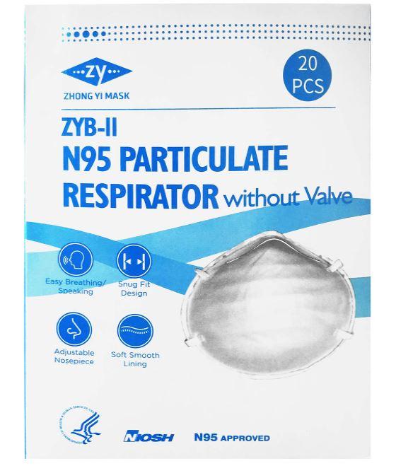 Zhong Yi N95 Particulate Respirator Mask (ZYB-11)