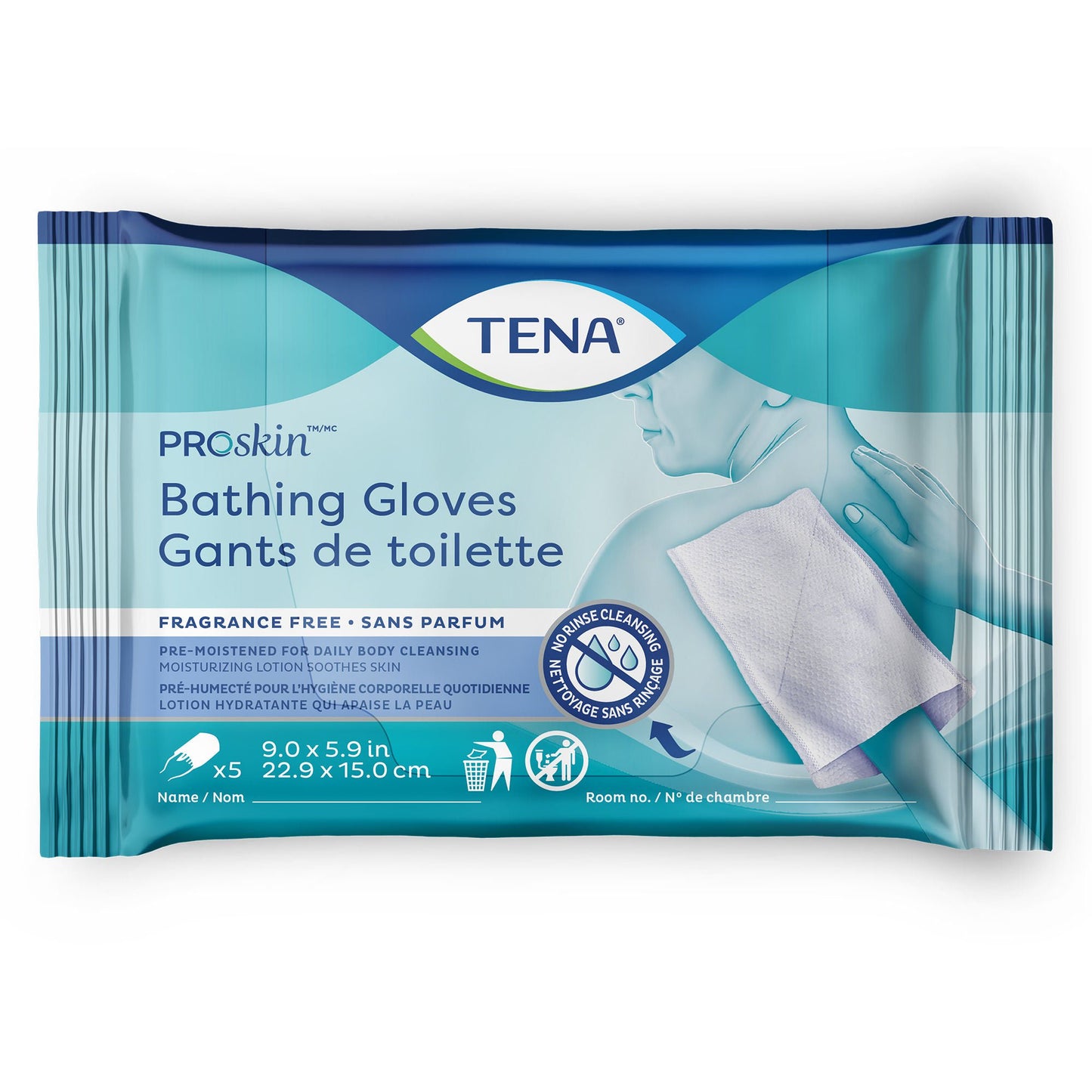 TENA® ProSkin™ Rinse-Free Bathing Glove Wipe (54367)
