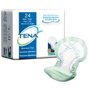 Incontinence Liner TENA ProSkin™ Night Super 27 Inch Length Heavy Absorbency Dry-Fast Core™ One Size Fits Most Adult Unisex Disposable