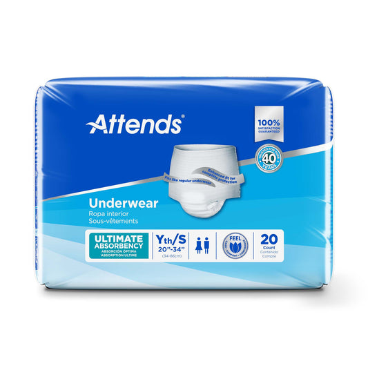 Attends® Disposable Adult Unisex Pull On Absorbent Underwear, Moderate Absorbency (APP0710)
