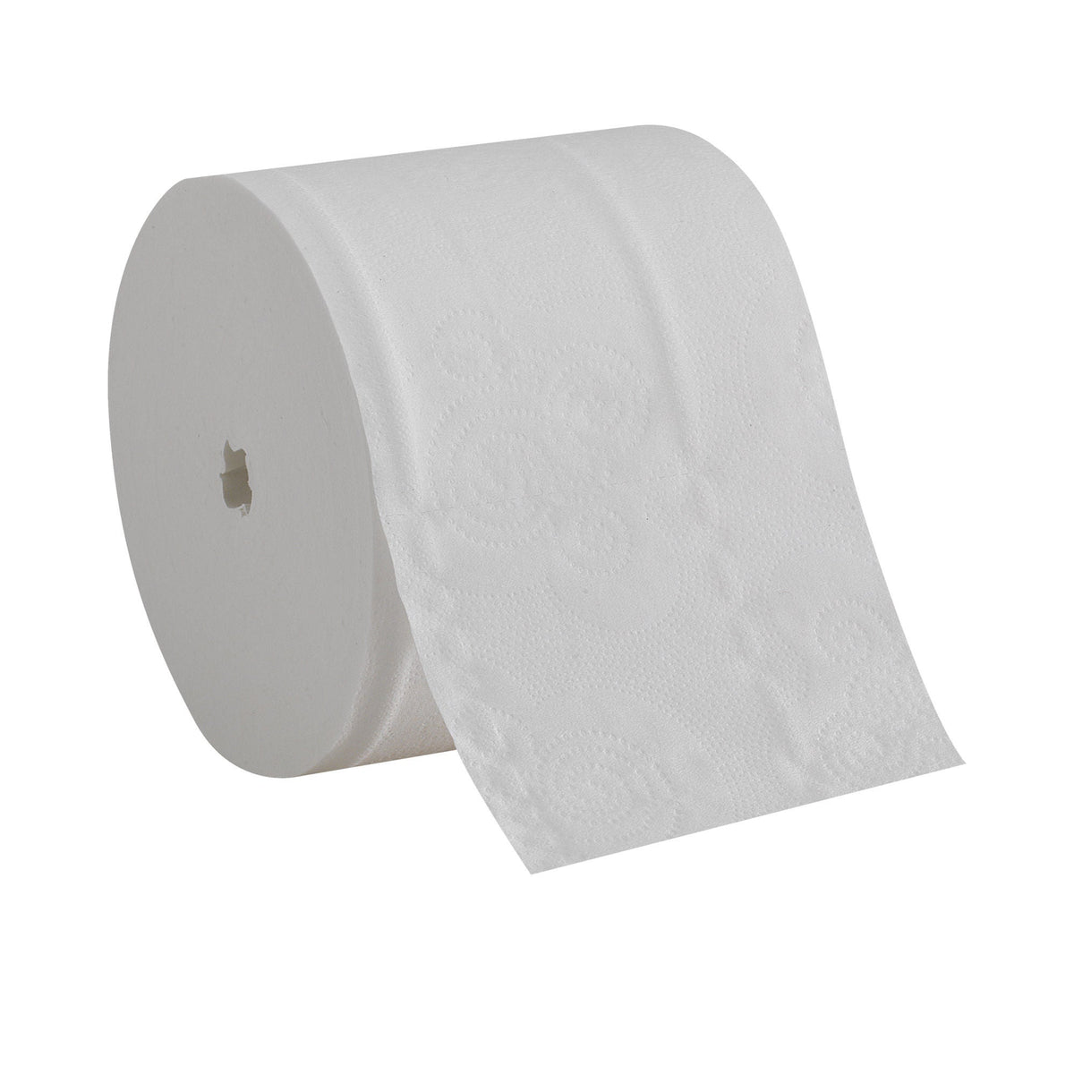 Angel Soft Professional Series Compact® 3-4/5 x 4-1/20 Inch Coreless 2-Ply Premium Embossed Toilet Paper, White (19371)