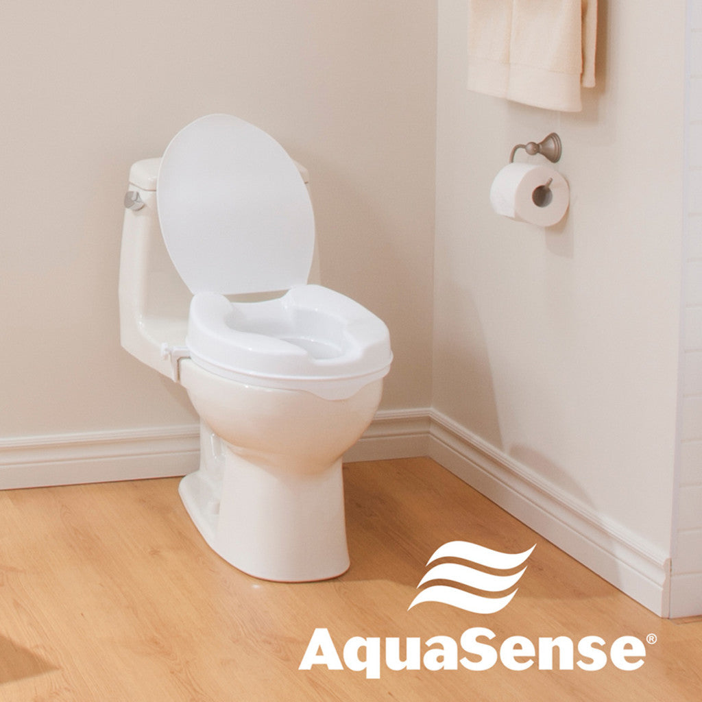 AquaSense Raised Toilet Seat with Lid, 2" (770-625)
