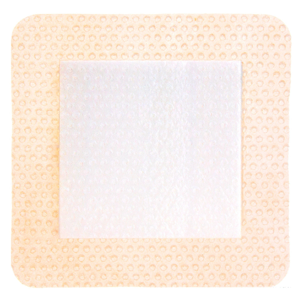 ComfortFoam™ Border 4 x 4 Inch Square Silicone Adhesive Foam Dressing (00317E)