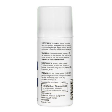 McKesson 1.5 oz Aerosol Shaving Cream, Lavender Scent (16-SCF15)