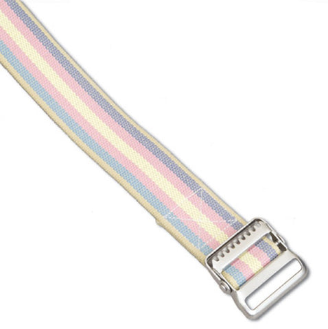 Norco® Gait Belt Rainbow Pastel - Metal Buckle