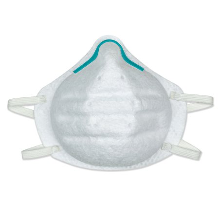 Particulate Respirator Mask Honeywell DC365 Medical N95 Cup Elastic Strap One Size Fits Most White NonSterile ASTM F1862 Adult