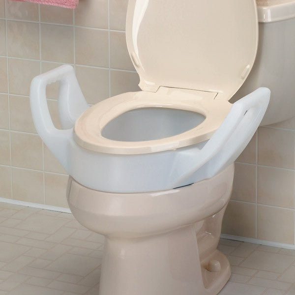 Raised Toilet Seat with Arms
