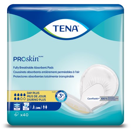 Tena® Bladder Control Pad Day Plus Heavy Absorbency Polymer Unisex Disposable