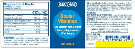 McKesson Brand Eye Vitamin with Lutein Supplement Tablet