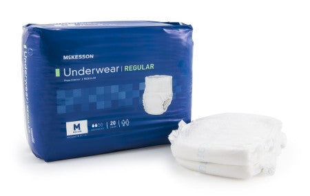 McKesson Adult Absorbent Underwear Regular Pull On Disposable Moderate Absorbency