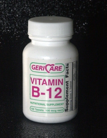 McKesson Brand Vitamin B-12 Supplement 100 mcg Strength Tablet