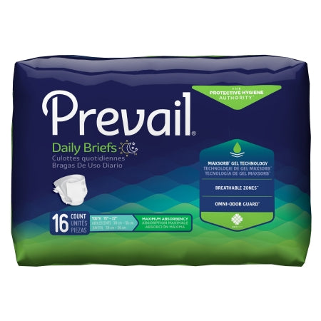 Prevail® Unisex Disposable Incontinence Brief - Heavy Absorbency