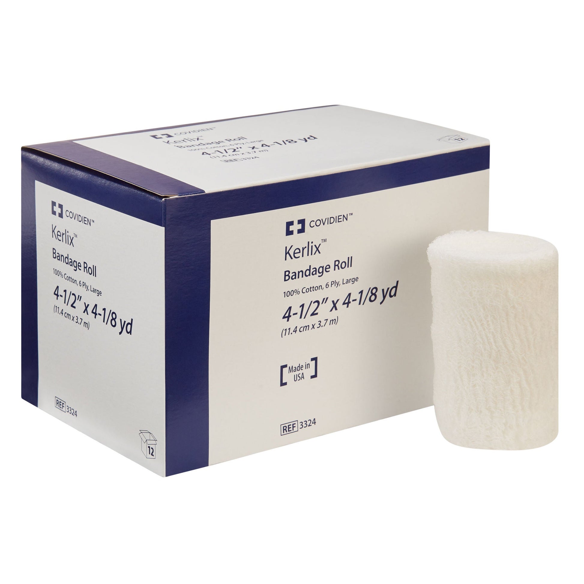 Kerlix™ 4-1/2 Inch x 4-1/10 Yard Fluff Bandage Roll (3324)