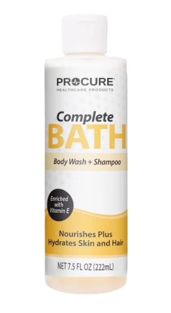 Procure Complete Bath Soap Full Body & Shampoo 7.5 oz Bottle (PCB75)