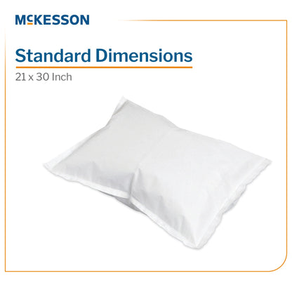 McKesson 21 x 30 Inch Disposable Pillowcase, White (18-917)
