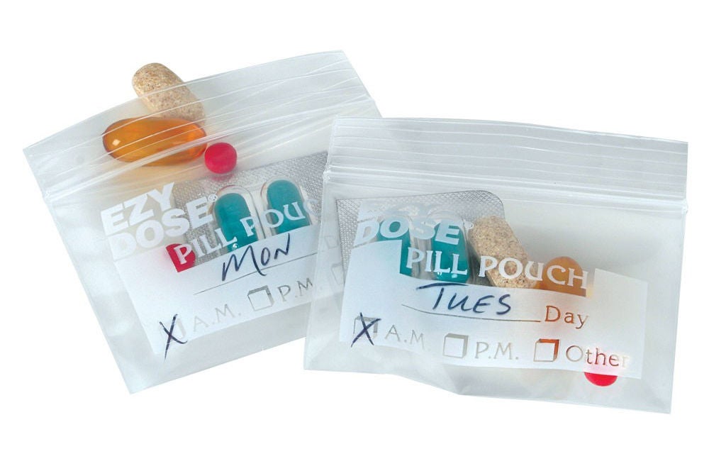 Ezy Dose® Pocket Size 1 Day / 2-Dose Pill Pouch (67057)