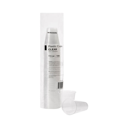 McKesson Disposable 7 oz. Clear Plastic Drinking Cup (16-PDC7)