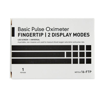 McKesson Adult / Pediatric Battery-Operated LED Display Fingertip Pulse Oximeter (16-FTP)