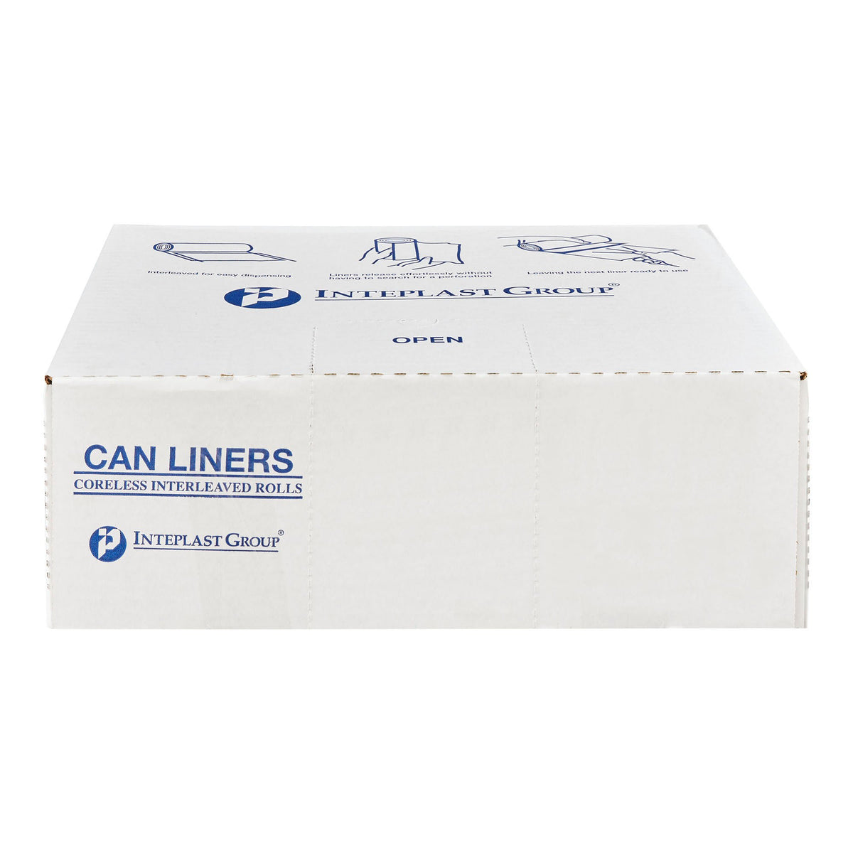 McKesson 24 x 32 Inch Clear Plastic Trash Bag, 0.70 mil Thick (BR2432MDC)