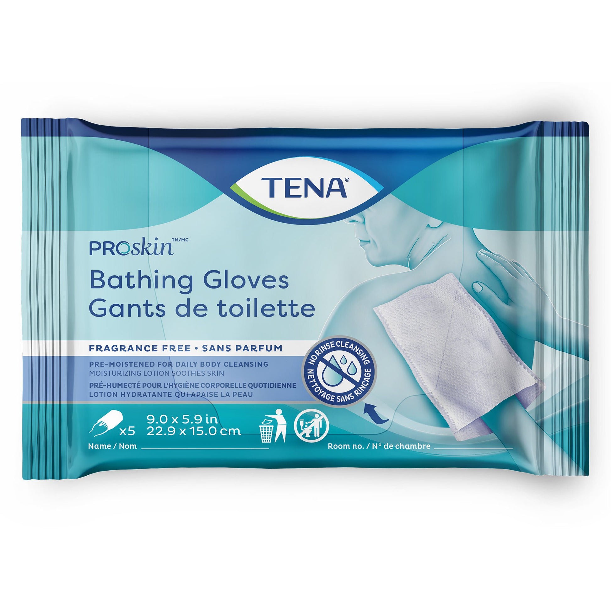 TENA® ProSkin™ Rinse-Free Bathing Glove Wipe (54367)