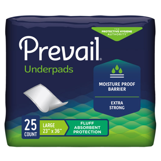 Prevail® Disposable Underpad 23 X 36 Inch Fluff, Light Absorbency (UP-150/2)