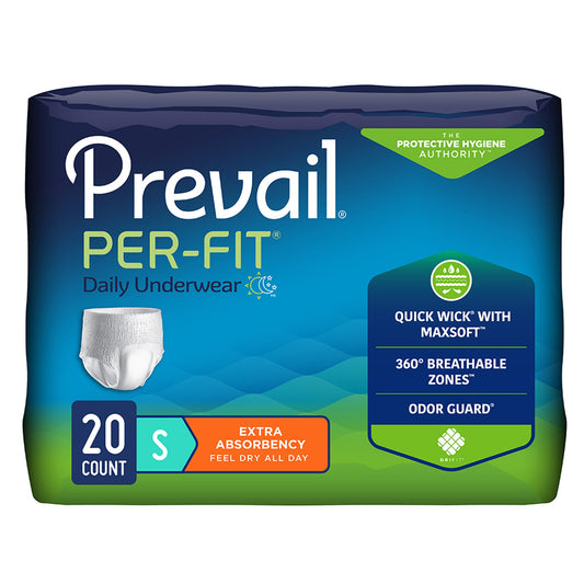 Prevail® Per-Fit® Extra Disposable Adult Unisex Pull-On Absorbent Underwear, Heavy Absorbency