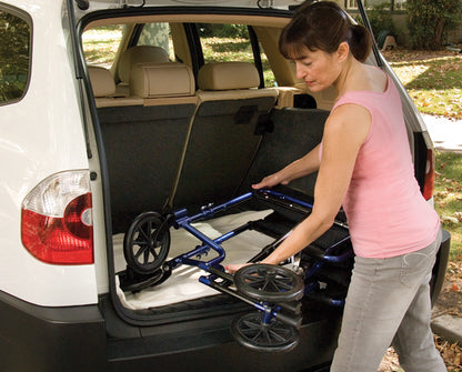 Norco Lightweight Transport Chair, Blue (NC88031-BL)