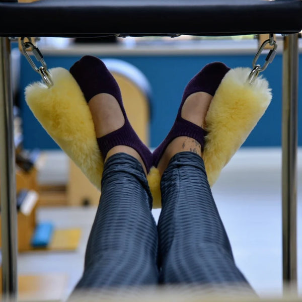 Sheepskin Ranch 20" x 5" Pilates Fuzzies Exercise Strap Covers (201)