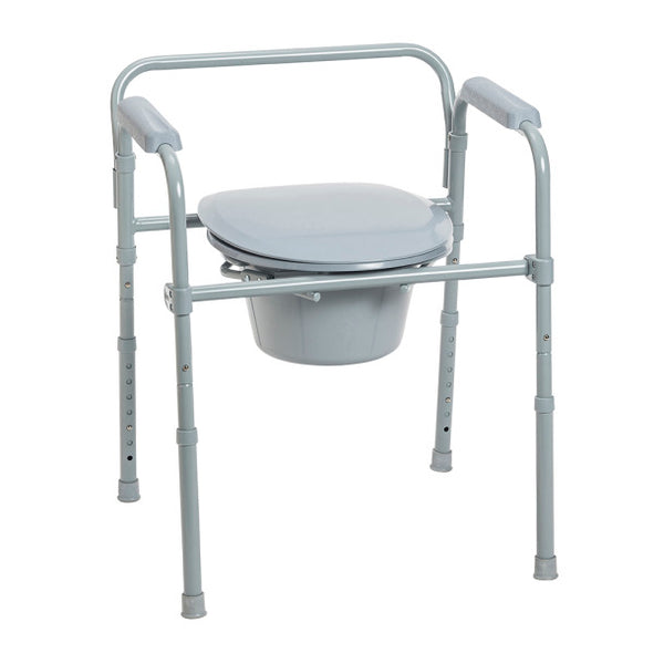 Steel Folding Frame Commode