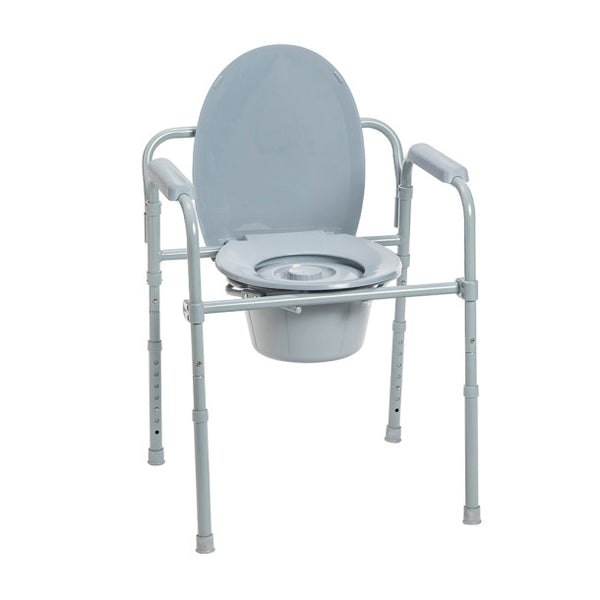 Steel Folding Frame Commode