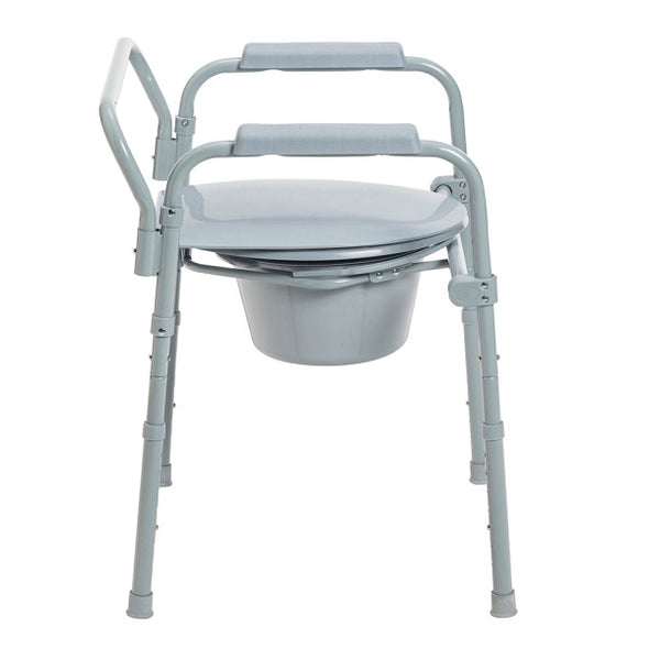 Steel Folding Frame Commode