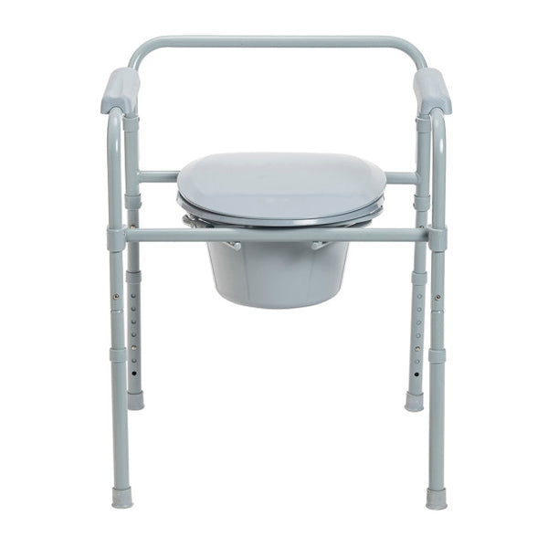 Steel Folding Frame Commode