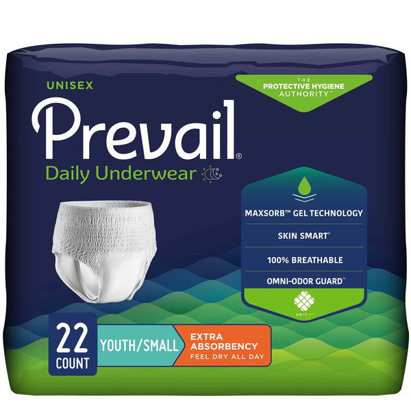 Prevail® Daily Underwear Extra Unisex Disposable Pull On - Moderate Absorbency