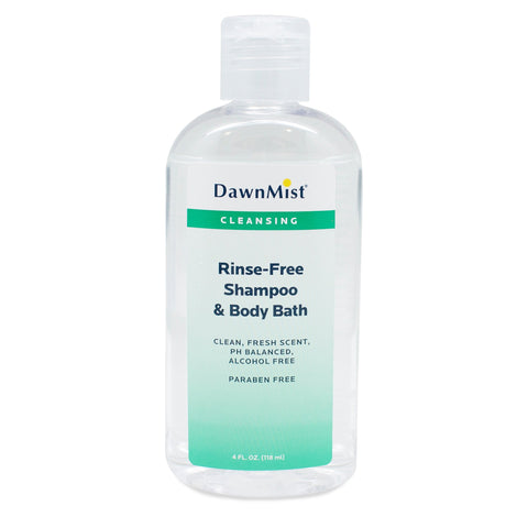 DawnMist® Scented 4 oz. Rinse-Free Shampoo and Body Wash (NRB4586)