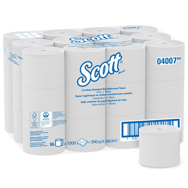Scott® Essential™ Coreless Standard Roll Bathroom Tissue (04007)