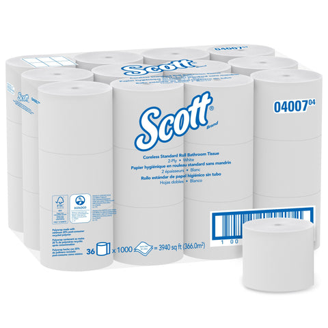 Scott® Essential™ Coreless Standard Roll Bathroom Tissue (04007)