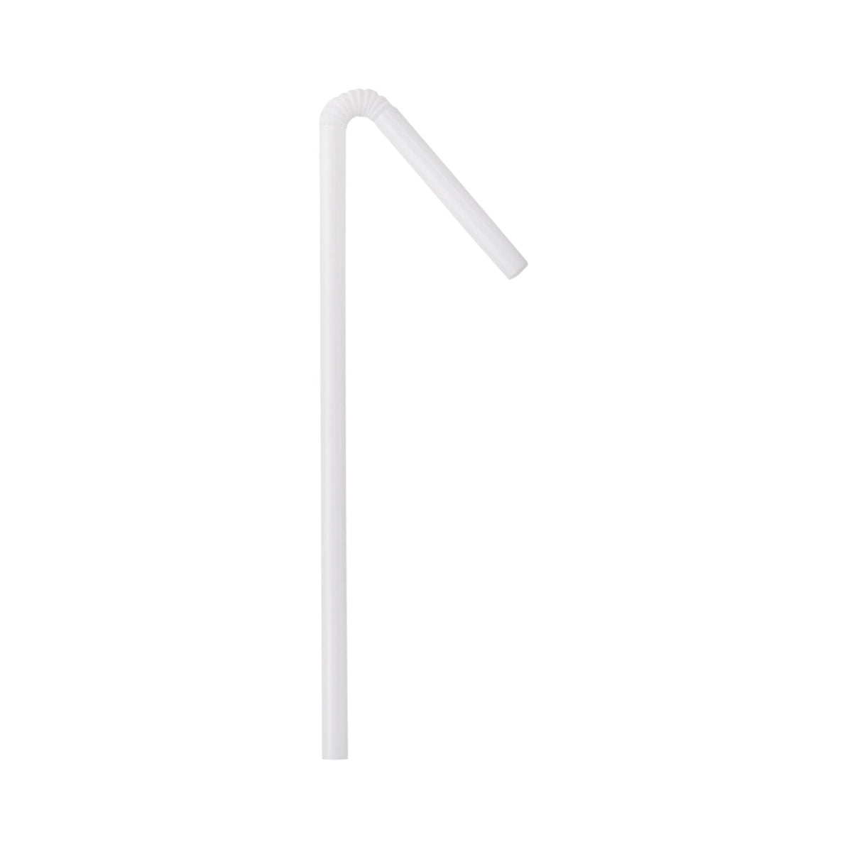 McKesson 7-3/4 Inch Plastic Disposable Flexible Drinking Straw (16-9550)