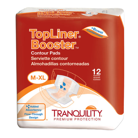 Tranquility® Top Liner® Contour Incontinence Liner Polymer Unisex Disposable