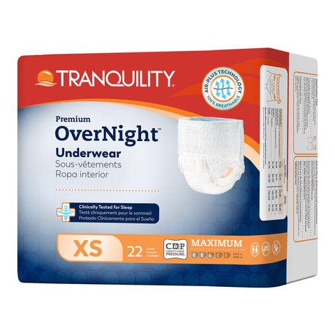 Tranquility® Premium OverNight™ Unisex Adult Disposable Pull On Absorbent Underwear Heavy Absorbency