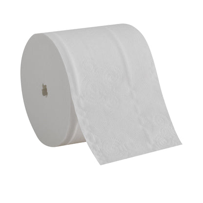 Angel Soft Professional Series Compact® 3-4/5 x 4-1/20 Inch Coreless 2-Ply Premium Embossed Toilet Paper, White (19371)