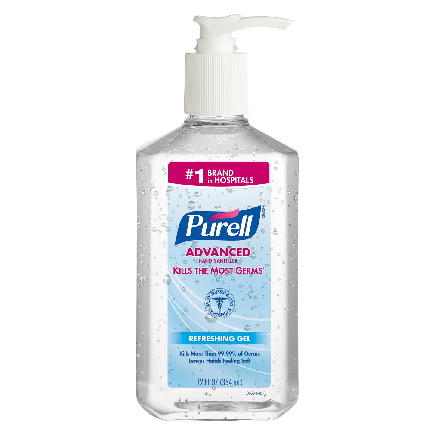 Purell® Advanced Hand Sanitizer, 12 oz. Pump Bottle (3659-12)