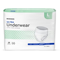 McKesson Adult Absorbent Underwear Regular Pull On Disposable Moderate Absorbency