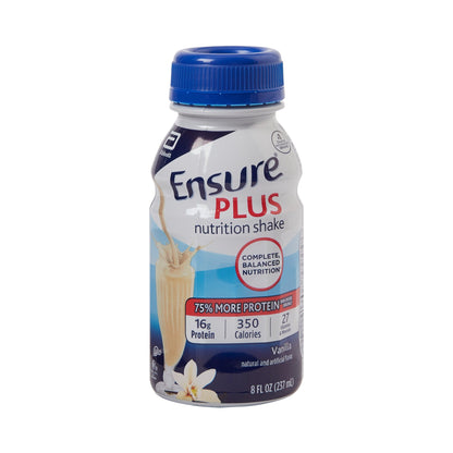 Ensure® Plus Nutrition Shake Oral Supplement, Dessert Flavor, Ready To Use 8 oz. Bottle