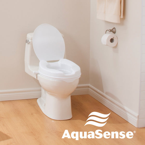AquaSense Raised Toilet Seat with Lid, 2" (770-625)