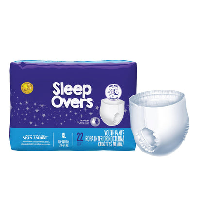 Sleep Overs® Youth Absorbent Underwear Pull On Disposable Heavy Absorbency
