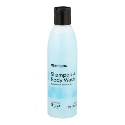 McKesson 8 oz. Flip Top Bottle Shampoo and Body Wash, Summer Rain Scent (53-1354-8)