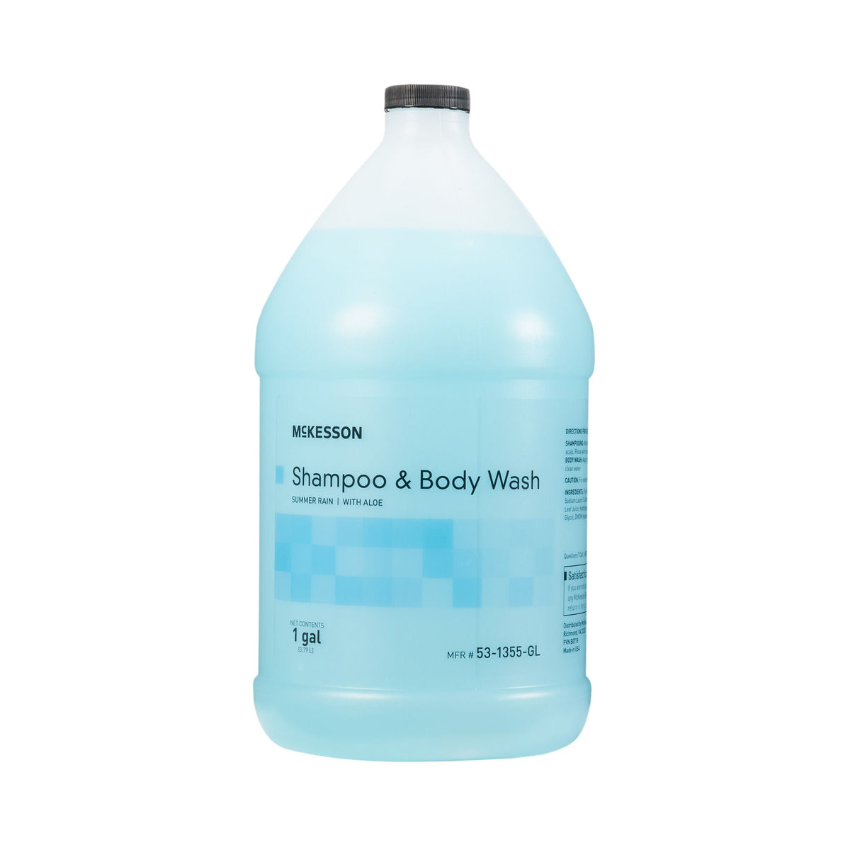 McKesson 1 Gallon Jug Shampoo and Body Wash, Summer Rain Scent (53-1355-GL)