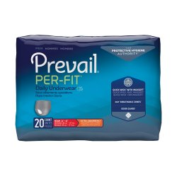 Prevail Per-Fit Men Pull On Absorbent Disposable Underwear, Heavy Absorbency