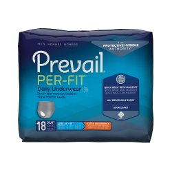 Prevail® Per-Fit® Disposable Adult Male Pull-On Absorbent Underwear, Heavy Absorbency