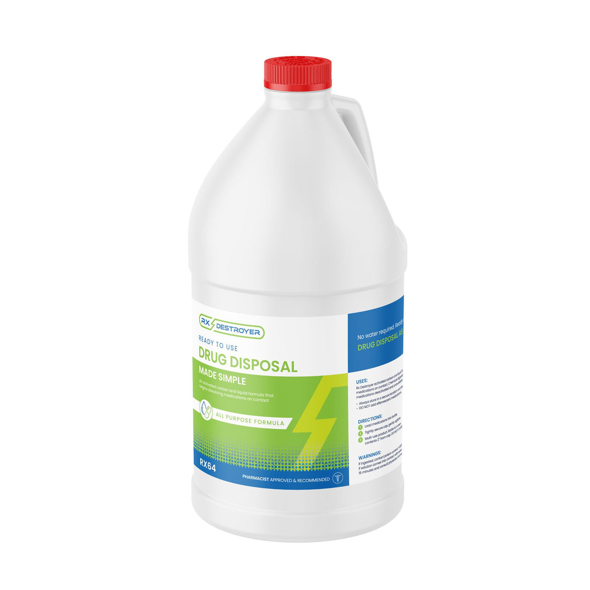 Rx Destroyer™ All-Purpose Drug Disposal System, 13 lbs. Carton Weight (RX64)